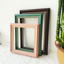 Oil picture frame outer frame American-style retro minimalist photo frame Digital oil painting mounting empty frame hanging wall exhibition