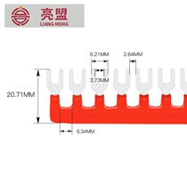 TB-1504 15A 4-position terminal block connection strip Short strip short circuit chip connection chip bus