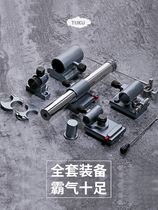   New Tucu three-piece removable fishing box plug-in accessories bracket battery bait basin rack umbrella rack