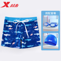XTEPU childrens swimming trunks boys summer middle school 2021 new childrens baby boy quick-drying flat-angle bathing suit