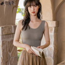 Thin Subsection Warm Vest Woman Beauty Yabby Fever Beauty Body Repairs to Bottom Underwear Teenage Girl Autumn winter one-piece blouses