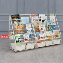 Childrens toy bookshelf two-in-one storage rack baby toy classification artifact kindergarten finishing shelf multi-layer