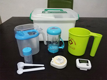Three minus three Health public health publicity small gift medicine box poverty alleviation health care box mouthwash cup body mass index ruler
