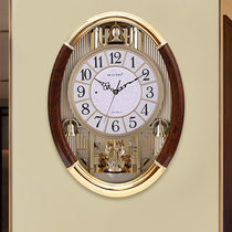  Jinzhongbao European wall clock living room modern simple large timekeeping clock creative mute personality American quartz clock