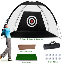 Factory direct supply golf removable portable with golf indoor training net 2 meters 3 meters