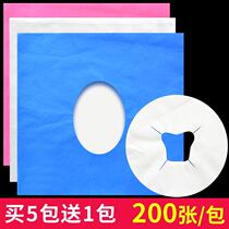 Hole towel Beauty salon massage mattress Face towel Lying pillow towel Cotton cloth Head towel Massage hole pad
