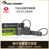 SeatoSummit gym password lock Suitcase travel backpack TSA customs lock Small password lock