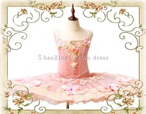 2020 new ballet fairy doll competition costume childrens 9-layer yarn TUTU skirt