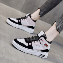 2021 new spring and summer high-top shoes womens tide autumn wild leisure sports aj womens shoes small white shoes