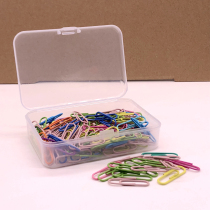  28mm small plastic coated paper clip Colorful color round needle round needle pin Creative office supplies 150 pieces