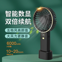 Sloth USB mini hanging neck fan folding without leaf muted containing charging student movement outdoor small fan