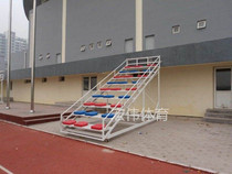 Special direct sales mobile telescopic 12 27 terminal referee desk timestand track and field stand all steel spray plastic