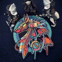 Chapter French Genesis Anubis Magic Sticker Chapters Arm Chapters Super Fine Badges Personality Morale Badge New offer
