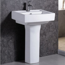 Toilet Ceramic column basin large household washbasin engineering outdoor integrated floor-standing washbasin