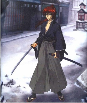 Anime Rurouni Kenshin Himura Kenshin Cosplay Costume Kendo Suits