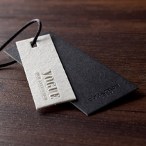 Spot tag high-grade tag black card special paper tag custom tag custom tag clothing tag custom