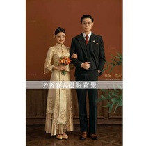 2022 new family photo background canvas photography curtain studio Guofeng shooting wedding dress cheongsam seamless cloth 613