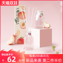 White peach oolong rattan non-fire aromatherapy box essential oil fragrance bedroom girl light fragrance household indoor lasting solar terms