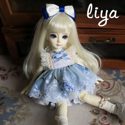 taobao agent Liya hand work [Alice] 1/6bjd doll clothes skirt skirt small ocean dress set