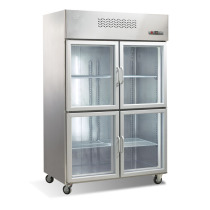 Jinli Polaris G1 0L4T four-door glass display cabinet commercial fresh-keeping refrigerated freezer hotel refrigerator