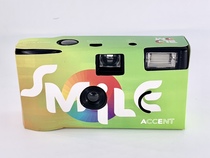 2021 new disposable film camera with flash contains original 12 color film stickers