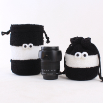 Lens bags protective cases carrying bags flannel 24-70 16-50 55-250 SLR camera lens storage bag