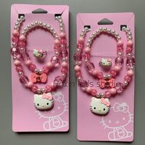 Full 39 foreign trade kitty necklace bracelet ring childrens jewelry combination set