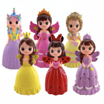 May new plaster mold latex handmade cartoon princess white embryo coloring graffiti childrens painting Park