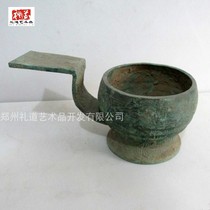 Imitation ancient bronzer Handicraft made of old pendulum Wine Scoop Wine Factory Decoration Museum Chen Design Ancient Wine-in-Wine Shop