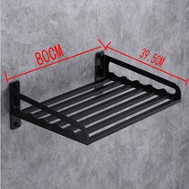 Microwave rack wall-mounted space aluminum kitchen oven rack rack storage supplies household support 1010a