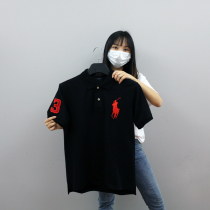 Foreign trade classic Paul short sleeve T-shirt horse logo high-end embroidered lapel cotton loose summer men's polo shirt