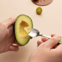 onlycook 304 stainless steel apple scraping spoon digging fruit dredging spoon baby spoon baby food supplement artifact