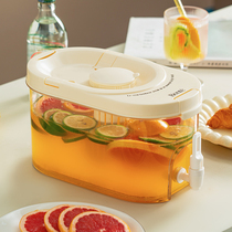 onlycook household refrigerator cold kettle large capacity 4 liters faucet cold kettle ice kettle ice bucket plastic