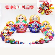 Set baby Russian imported handicraft Wood creative flower childrens toys after the price increase gift recommendation