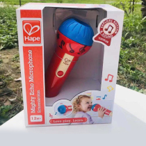 Children singing Hape echo microphone microphone baby music band for boys and girls karaoke educational toys