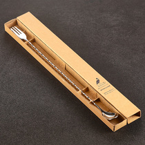 BARSOUL2021 Imperial grade four times polished 304 thin thread 33cm bartender right hand with stir bar spoon