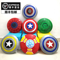 American childrens captain shield Toy boy sword set Steel plastic man Spider luminous sword knife Toy sword