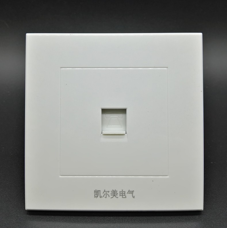 Ya white 86 type wall switch socket concealed socket a telephone socket single telephone socket