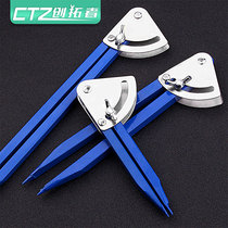 Aluminum alloy woodworking scriber Fitter special large round gauge Industrial machinery Line drawing planning drawing hardware tools