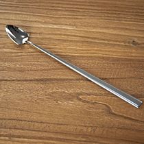 304 stainless steel mixing spoon creative ice spoon coffee spoon lengthy dessert honey iron long handle small spoon