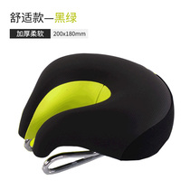 Mountain bike Black Yellow shock absorber new bicycle super soft large nose-free saddle cushion comfort pad riding equipment