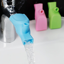 Silicone faucet extender universal anti-head mouth child wash water guide toilet water filter