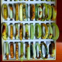Even jade bracelet Xiuyu Liaoyang safflower jade can reveal the selection of the live broadcast room