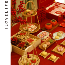Engagement arrangement decoration piece small objects full engagement banquet dessert pastry pastry stage wedding supplies
