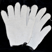Labor insurance gloves labor work thickened nylon cotton gauze gloves wear-resistant line gloves hand protection