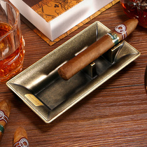 Gelon cigar ashtray European retro high-grade metal ashtray pure copper ashtray creative household cigarette smoker