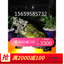 Factory direct sales of shady wood Jinsi Nan flowers blossom rich landscape figure living room porch root carving wood carving ornaments