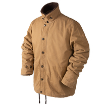 Autumn and winter n1 deck suit Navy warm military fans retro lamb coat plus velvet padded flying cotton jacket jacket