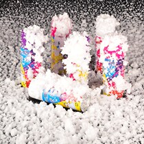 Net Red Emulation Flying Snowflake Spray Snow Fake Snowflake Spray Colored with atmosphere party Caixophony Snow Spray God