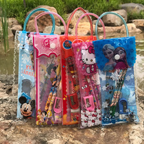 61 creative tote bag Hand-carried stationery set gift box Childrens student supplies Kindergarten birthday gift prizes
